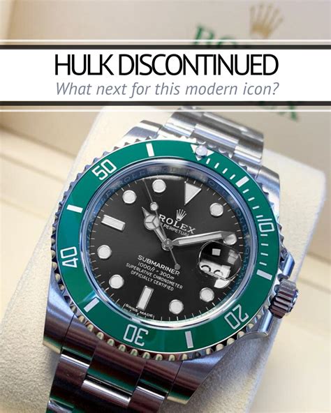 rolex hulk ceramic|Rolex Hulk discontinued.